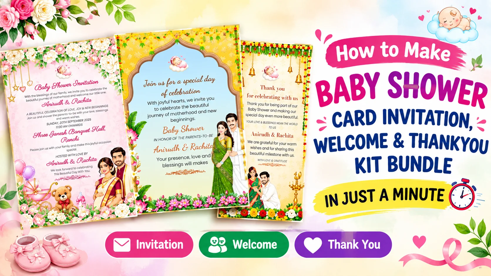How to Make a Baby Shower Card Online? - Complete Step-by-Step Guide